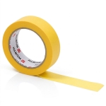 Лента малярная WURTH Washi Tape желтая 30мм х 45м, до 150°C