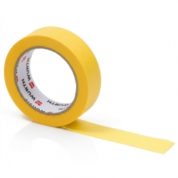 Лента малярная WURTH Washi Tape желтая 30мм х 45м, до 150°C фото